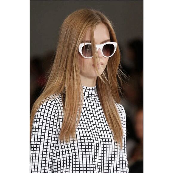 Ralph Lauren Collection Purple Label Mini Dress Long Sleeve Mock Neck Runway S - Picture 6 of 15